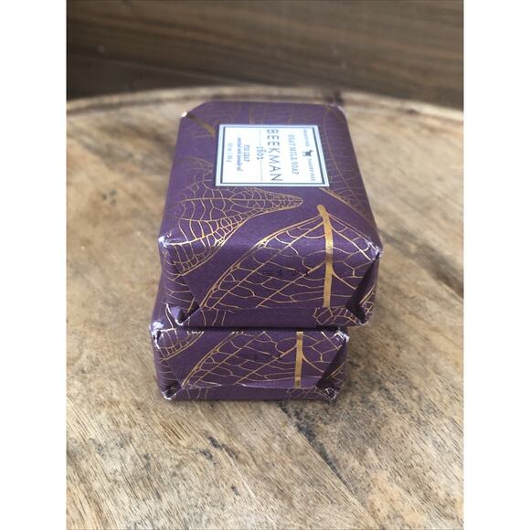 (2) Beekman 1802 FIG LEAF Palm Size Bar Soap - 3.5 oz Each - Picture 4 of 5